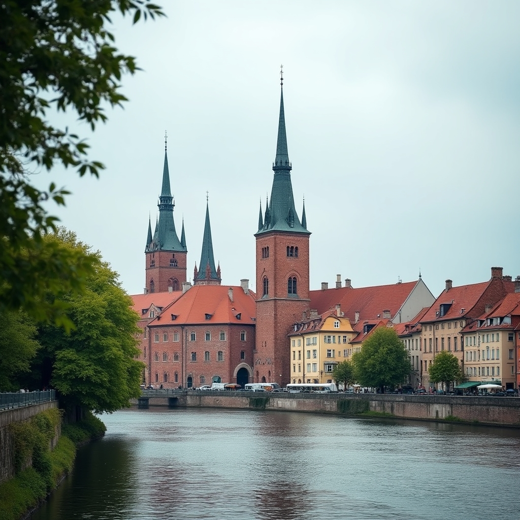 Widok na Toruń, miasto gdzie świadczymy usługi ozonowania